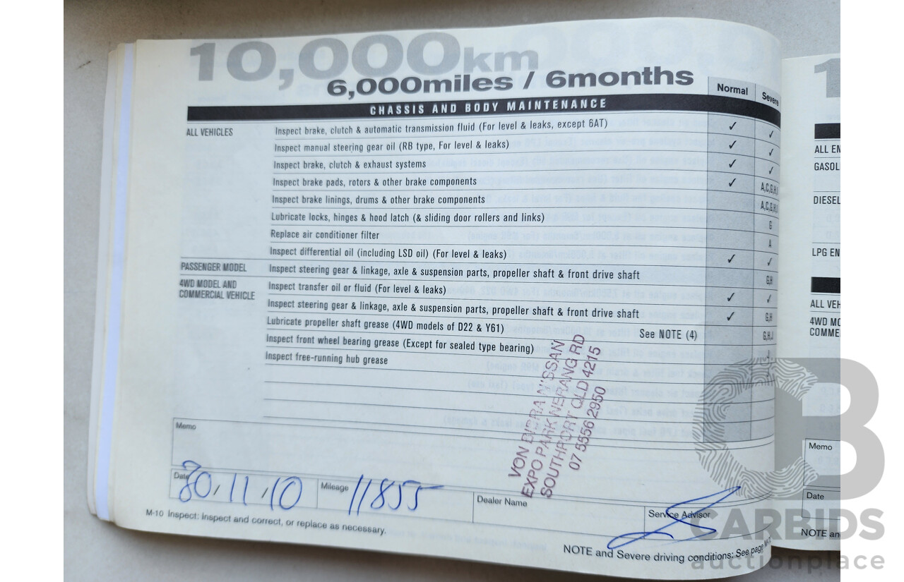 5/2010 Nissan X-Trail ST (4x4) T31 MY10 4d Wagon White 2.5L