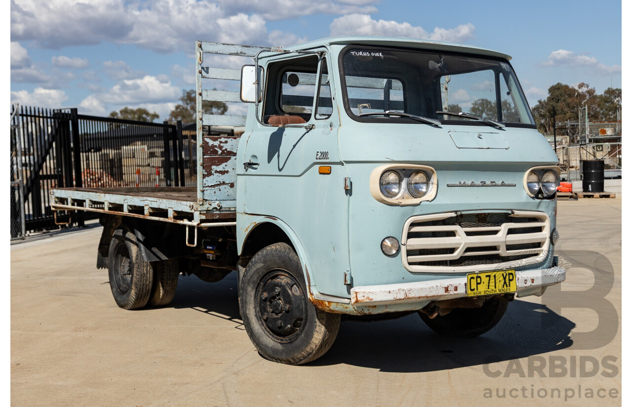 1/1971 Mazda E2000 2d Tray Back Blue 2.0L