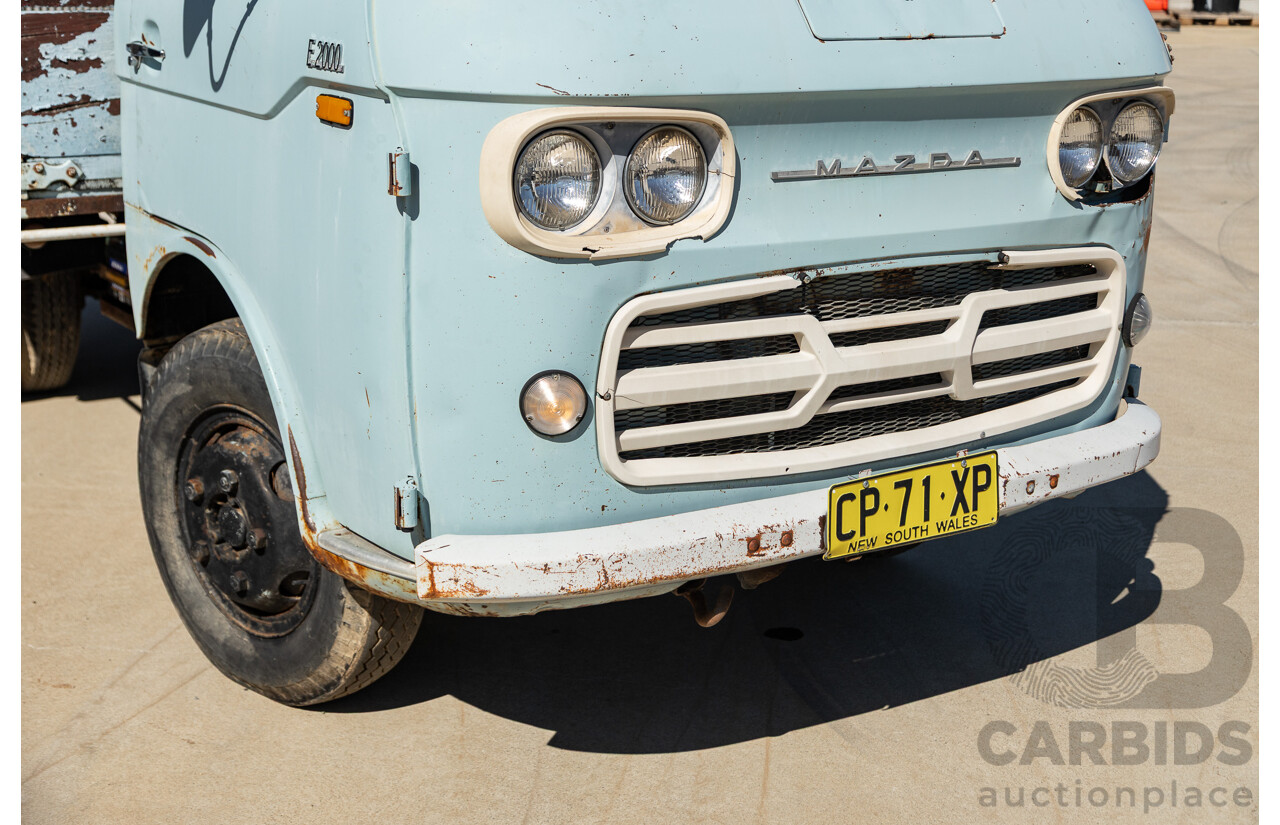 1/1971 Mazda E2000 2d Tray Back Blue 2.0L
