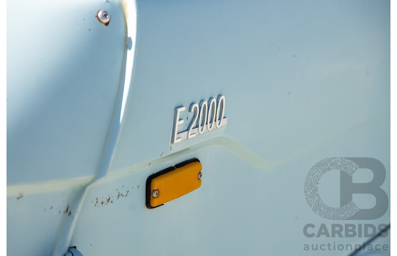 1/1971 Mazda E2000 2d Tray Back Blue 2.0L