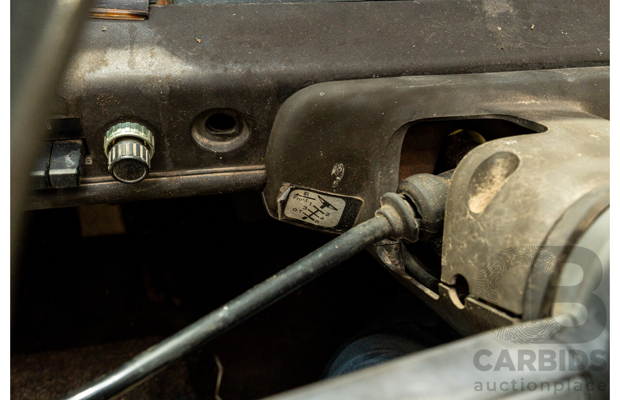 10/1980 Mazda Parkway 26 Diesel Light Bus TA3H4F 2d Bus White / Blue - Holden Red Motor Converted