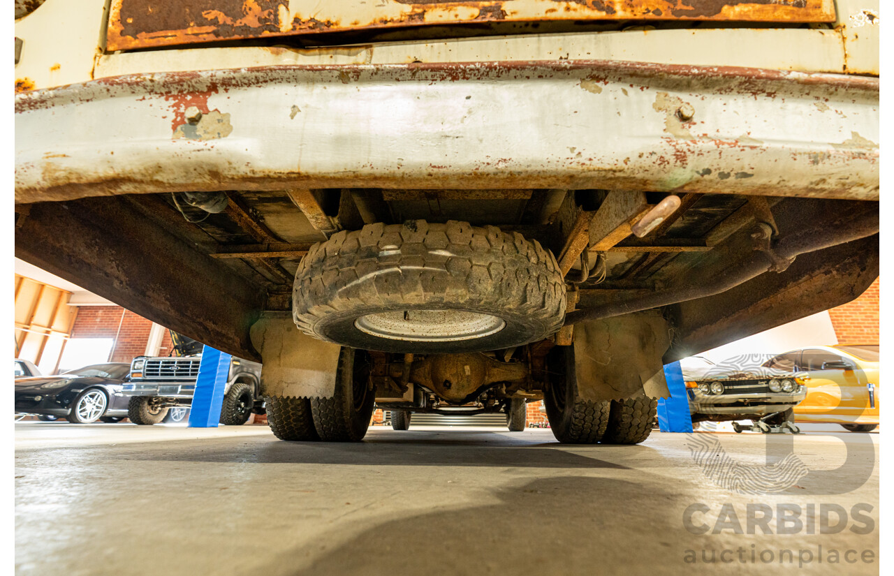 10/1980 Mazda Parkway 26 Diesel Light Bus TA3H4F 2d Bus White / Blue - Holden Red Motor Converted