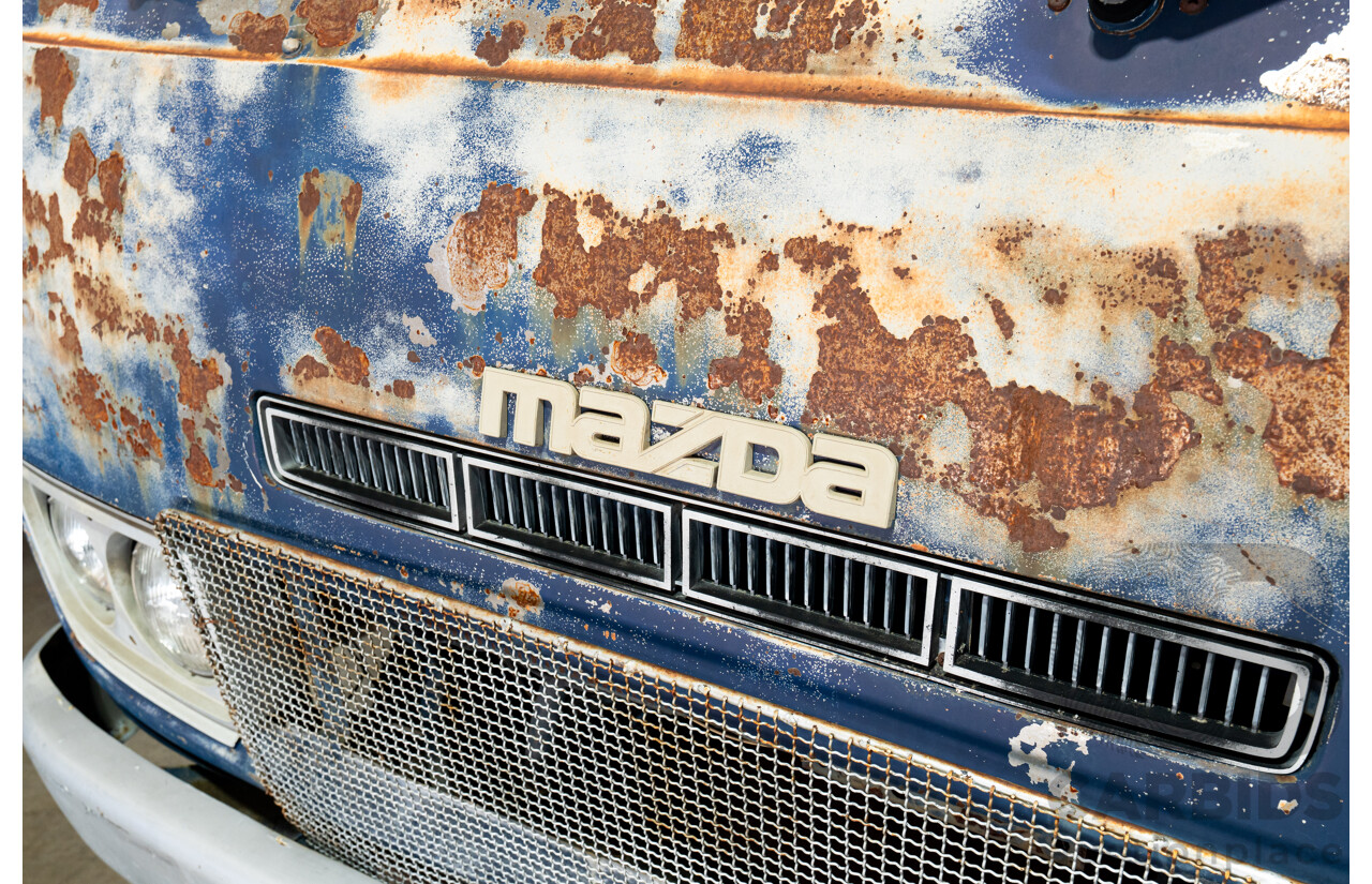 10/1980 Mazda Parkway 26 Diesel Light Bus TA3H4F 2d Bus White / Blue - Holden Red Motor Converted