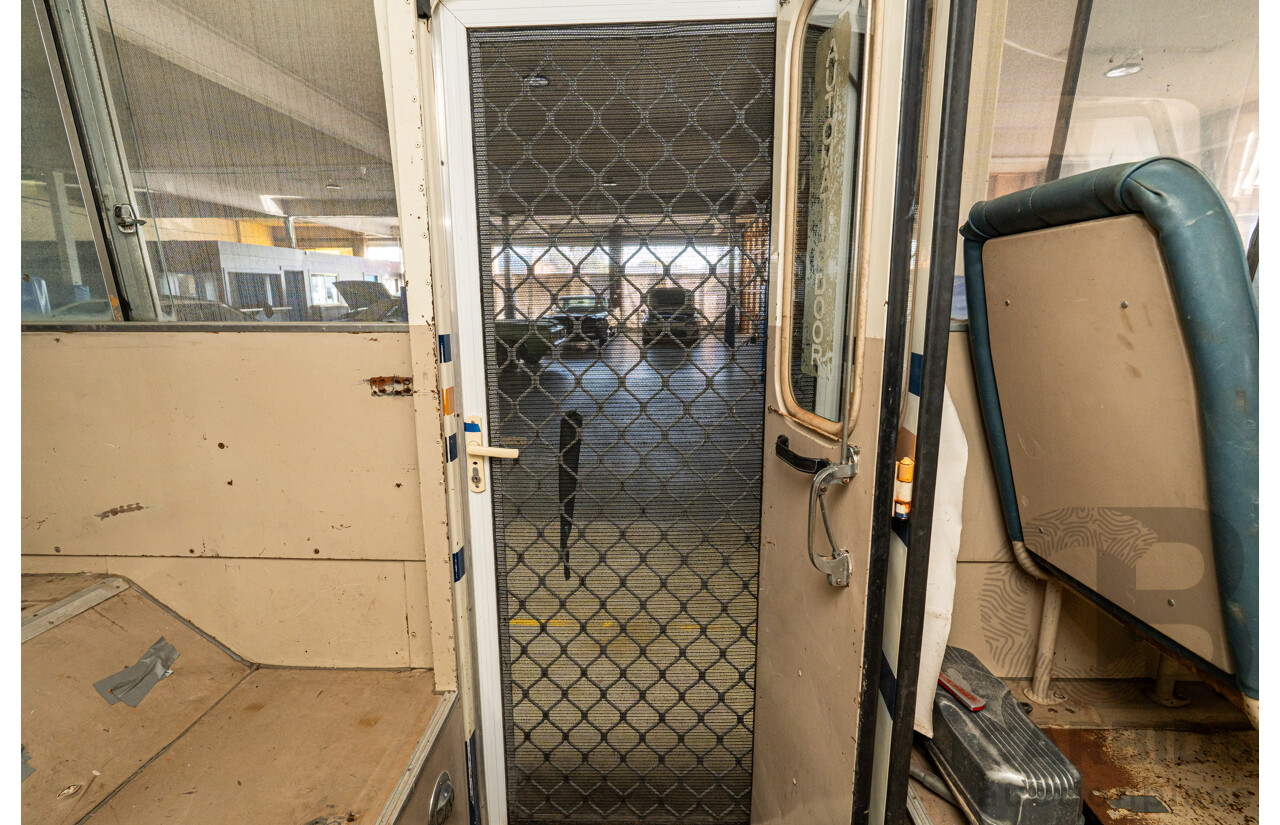 10/1980 Mazda Parkway 26 Diesel Light Bus TA3H4F 2d Bus White / Blue - Holden Red Motor Converted