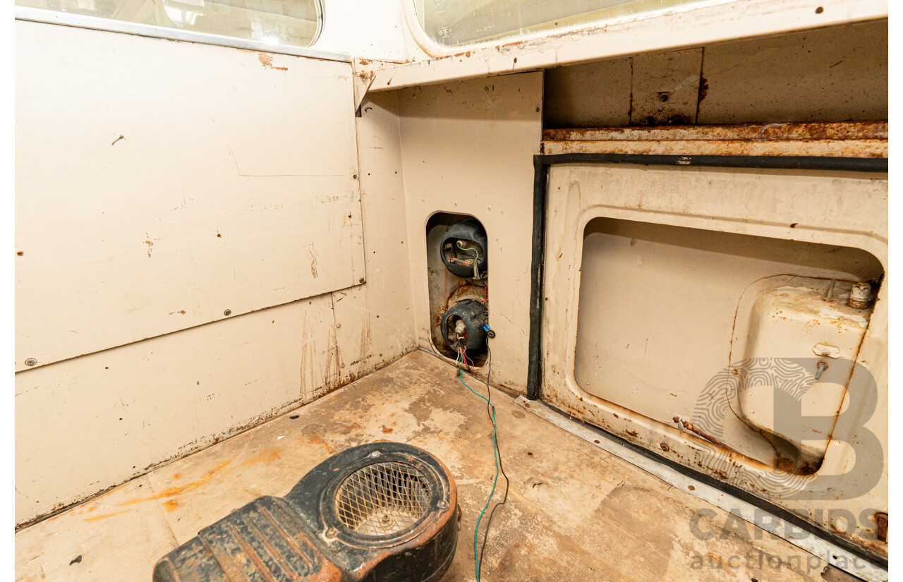 10/1980 Mazda Parkway 26 Diesel Light Bus TA3H4F 2d Bus White / Blue - Holden Red Motor Converted