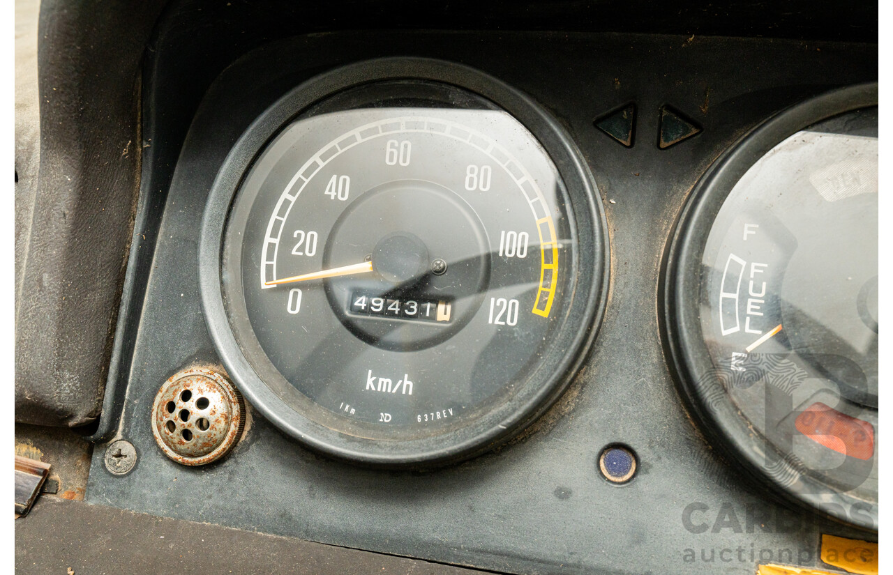 10/1980 Mazda Parkway 26 Diesel Light Bus TA3H4F 2d Bus White / Blue - Holden Red Motor Converted