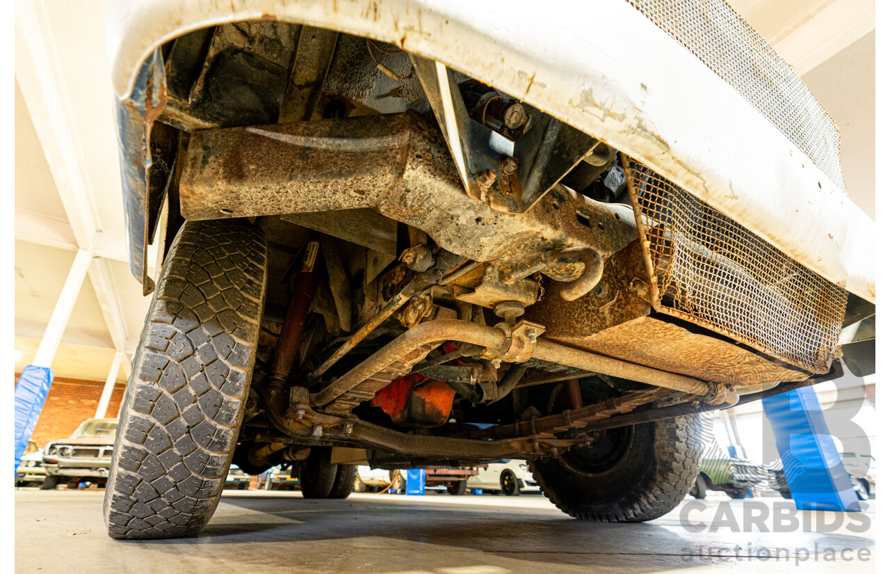 10/1980 Mazda Parkway 26 Diesel Light Bus TA3H4F 2d Bus White / Blue - Holden Red Motor Converted