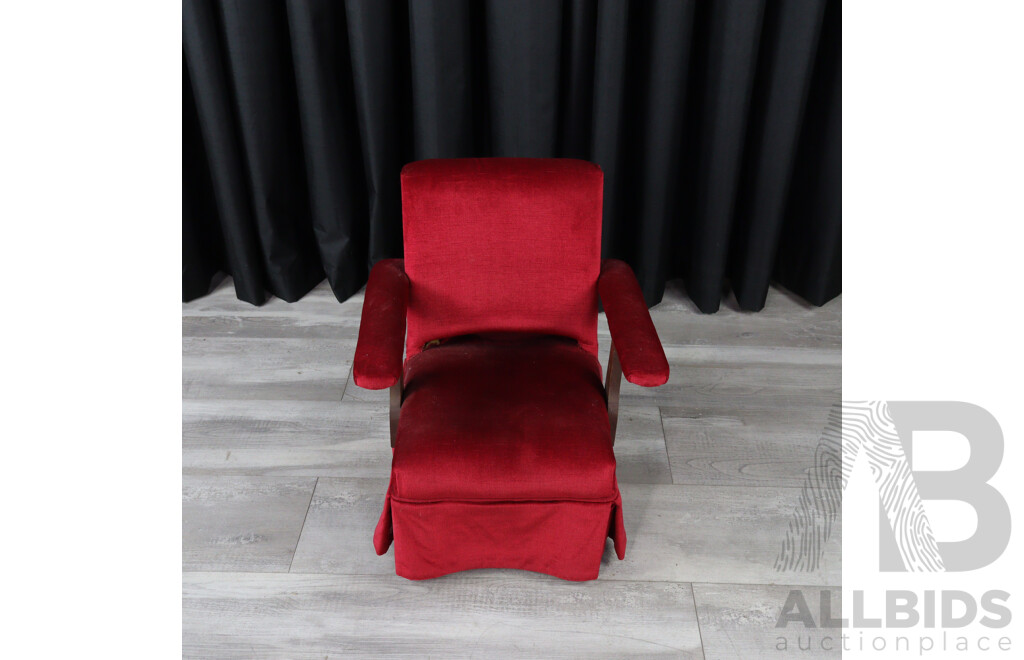 Pair of Upholstered Childrens Chairs