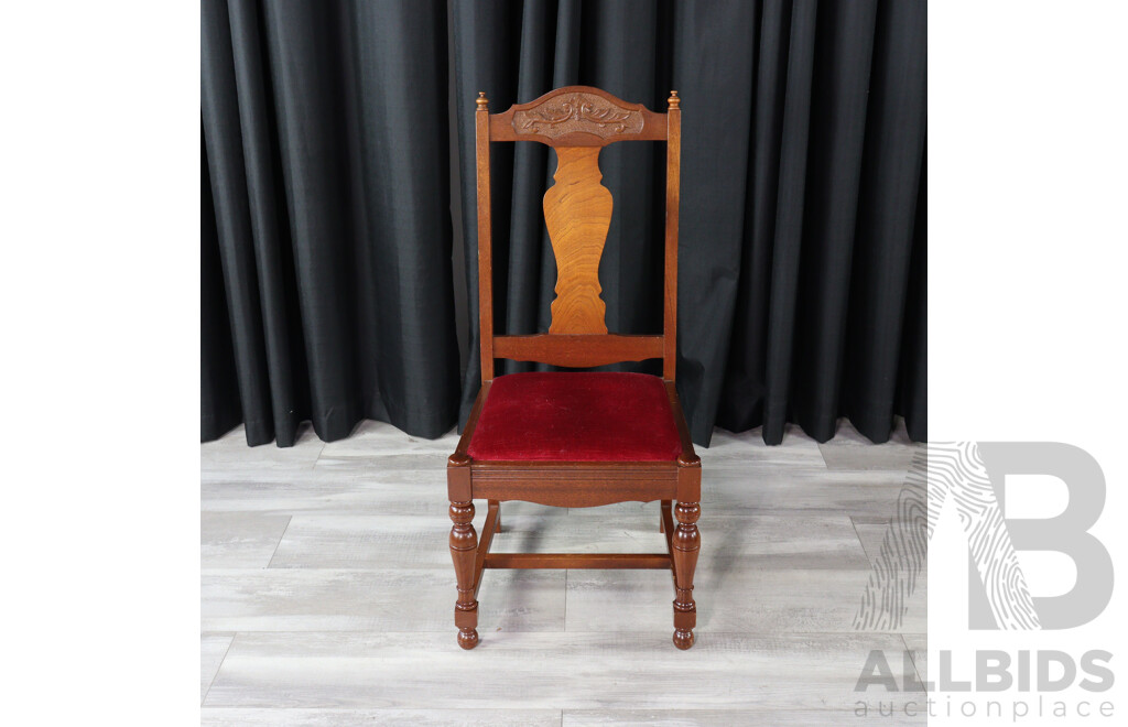 Seven Piece Mahogany Dining Suite