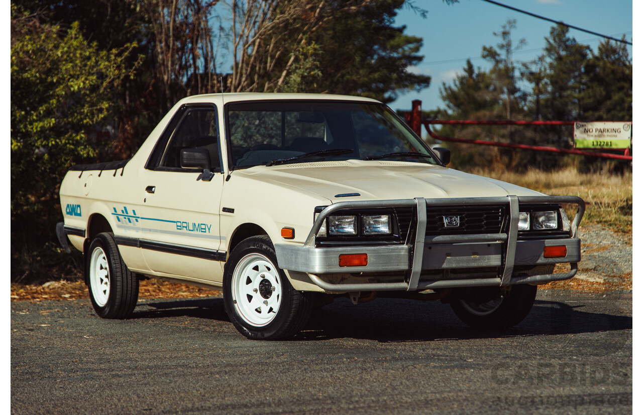 11/1991 Subaru Brumby Special GL (4x4) P/Up Beige 1.8L