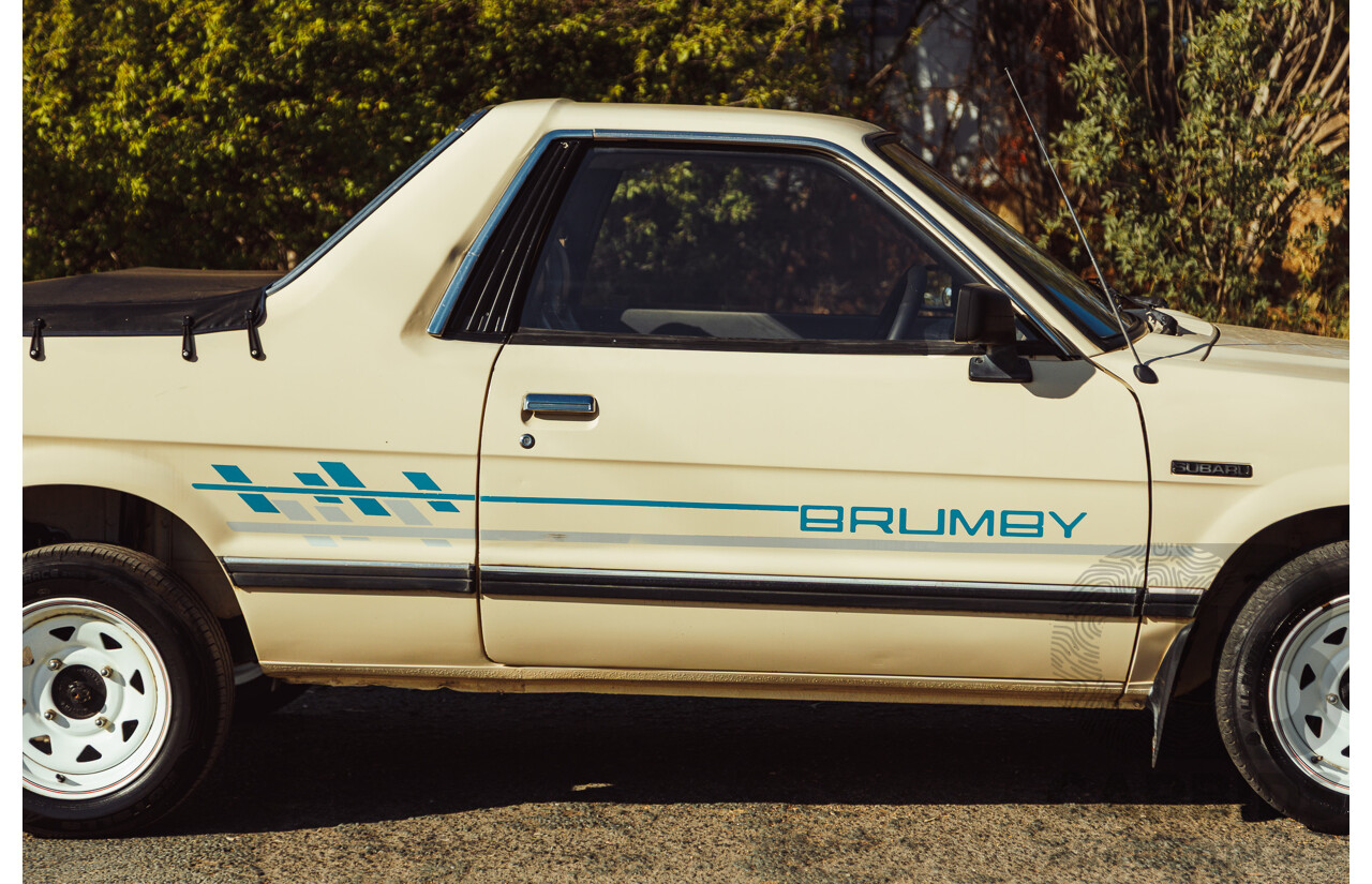 11/1991 Subaru Brumby Special GL (4x4)  P/Up Beige 1.8L