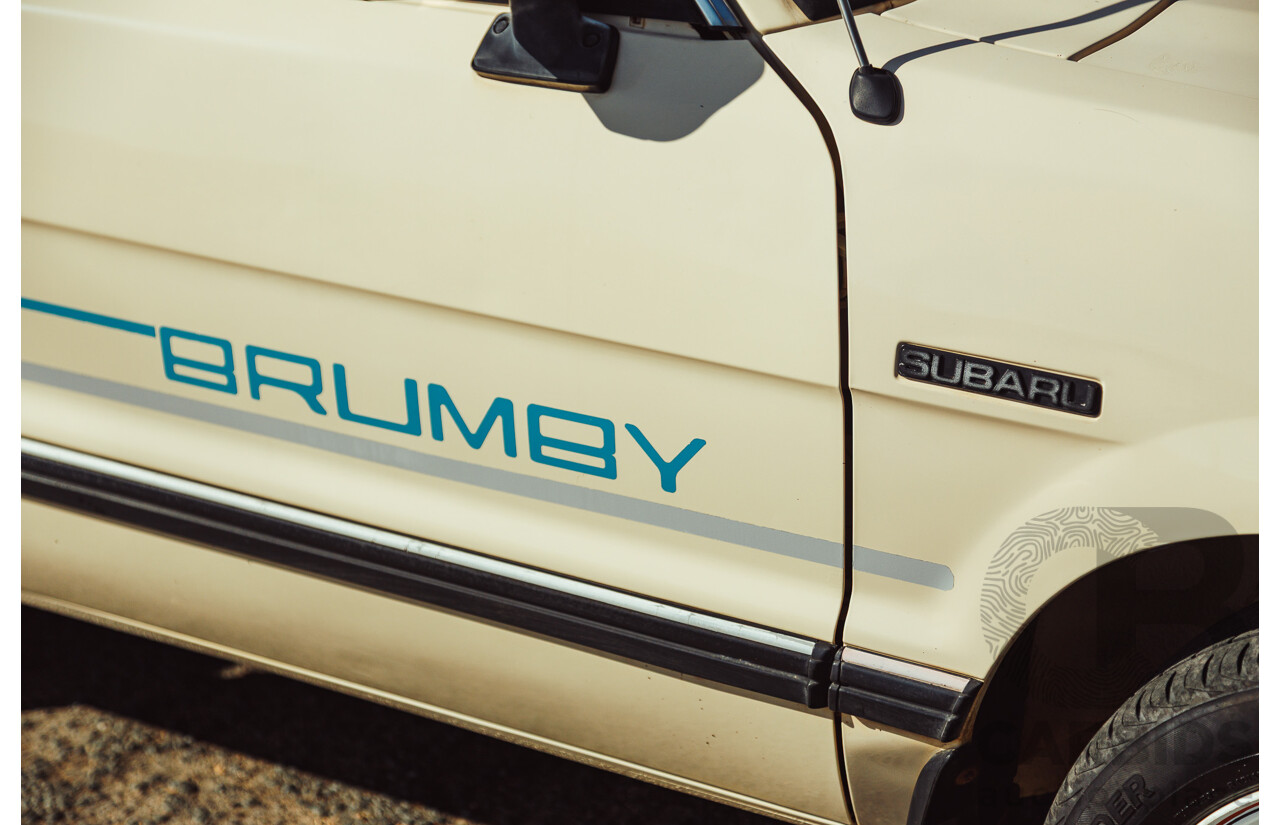 11/1991 Subaru Brumby Special GL (4x4)  P/Up Beige 1.8L