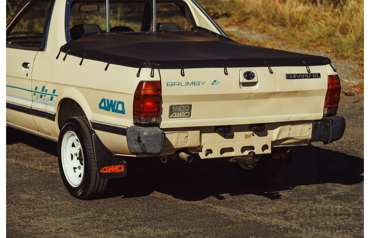 11/1991 Subaru Brumby Special GL (4x4)  P/Up Beige 1.8L