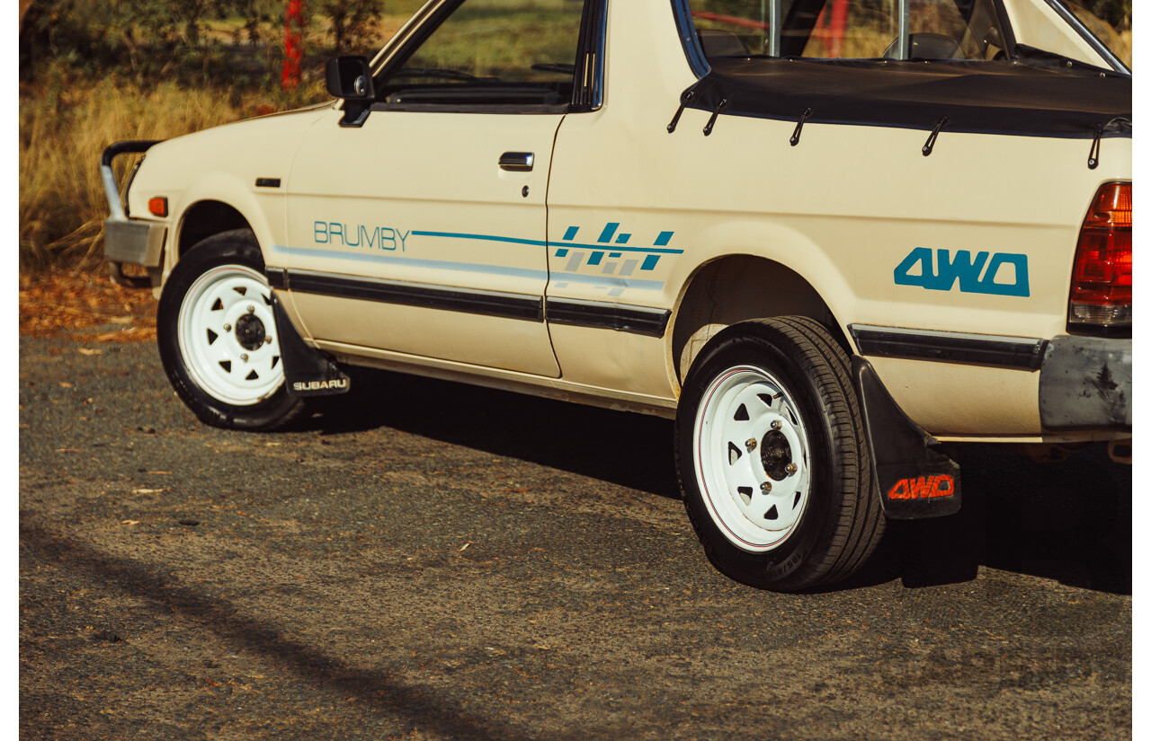 11/1991 Subaru Brumby Special GL (4x4)  P/Up Beige 1.8L