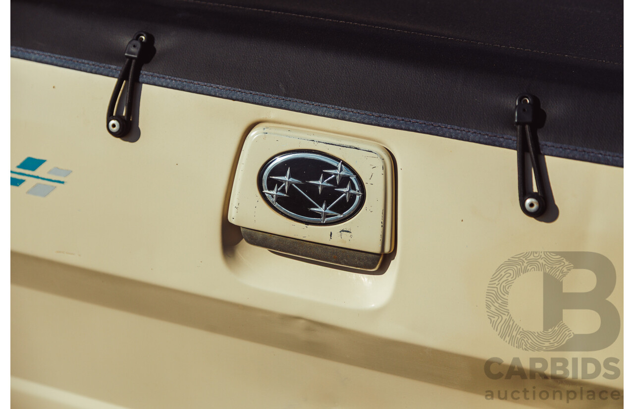 11/1991 Subaru Brumby Special GL (4x4)  P/Up Beige 1.8L