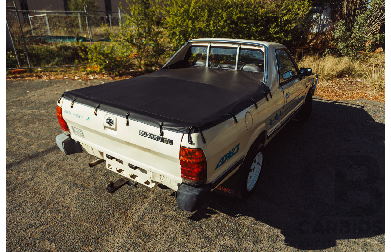 11/1991 Subaru Brumby Special GL (4x4)  P/Up Beige 1.8L