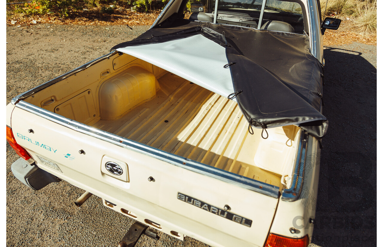 11/1991 Subaru Brumby Special GL (4x4)  P/Up Beige 1.8L