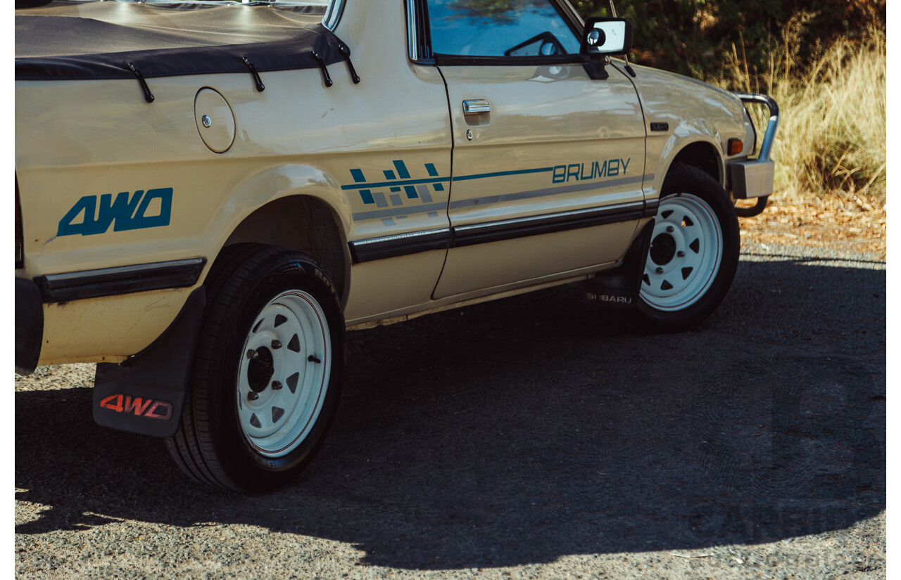 11/1991 Subaru Brumby Special GL (4x4)  P/Up Beige 1.8L