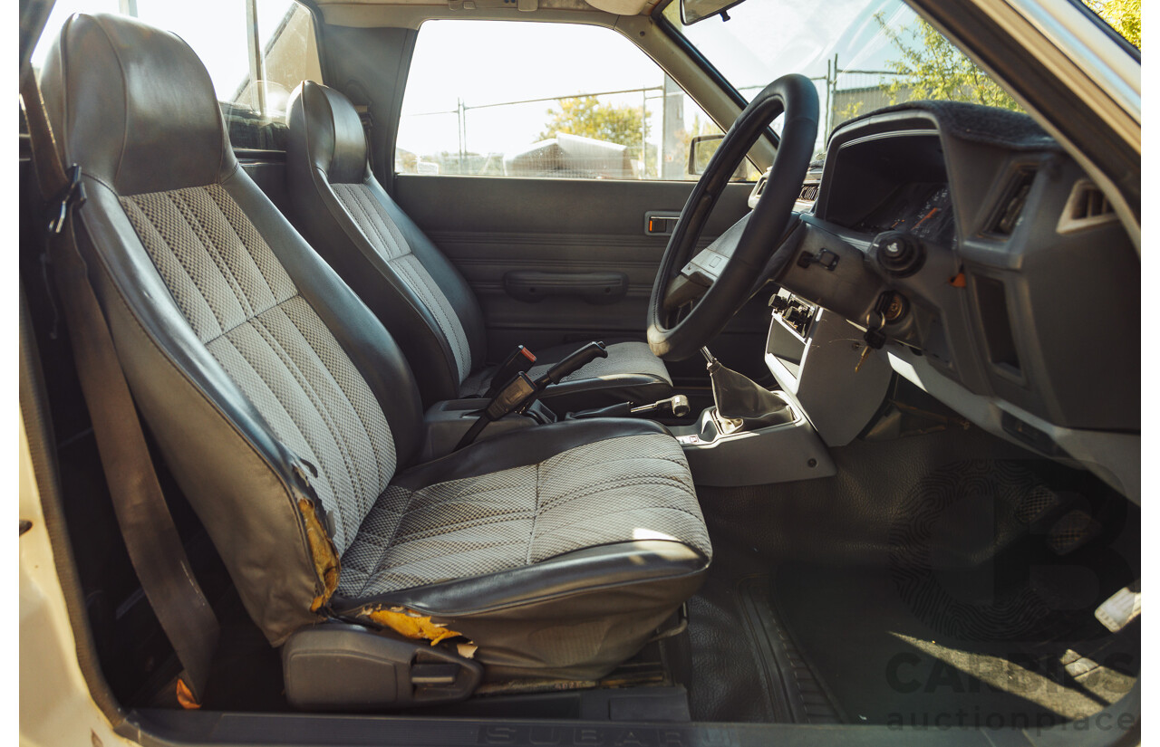 11/1991 Subaru Brumby Special GL (4x4)  P/Up Beige 1.8L