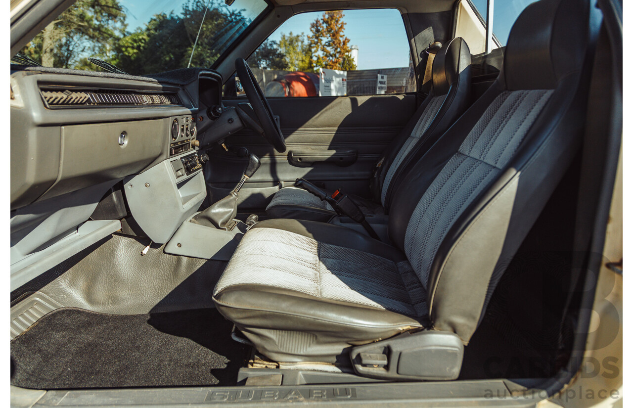 11/1991 Subaru Brumby Special GL (4x4)  P/Up Beige 1.8L