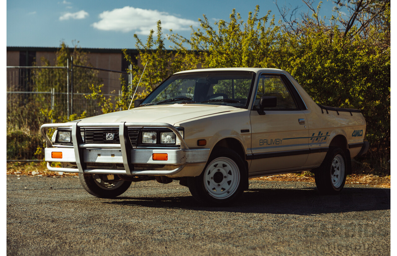 11/1991 Subaru Brumby Special GL (4x4) P/Up Beige 1.8L