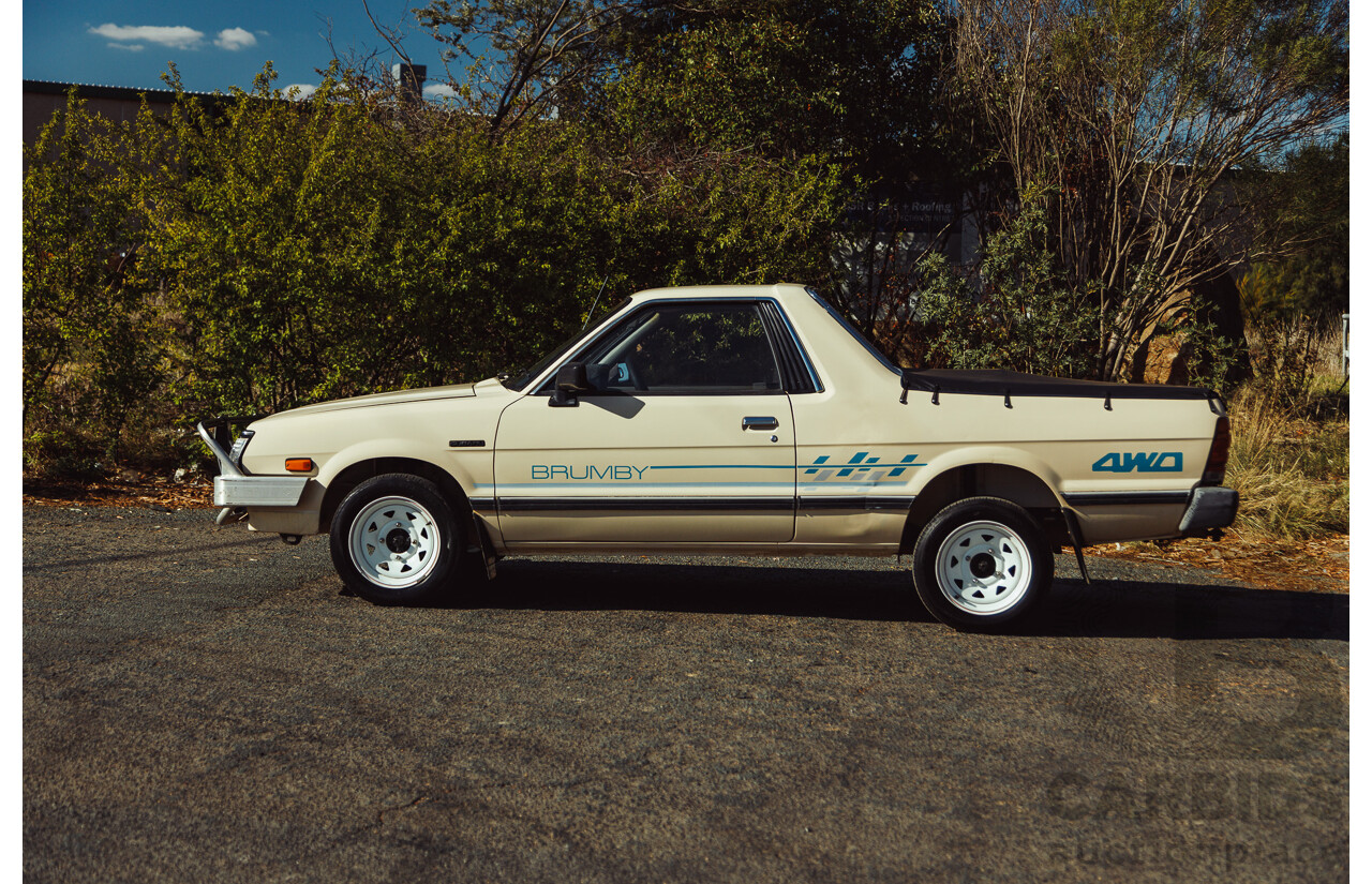 11/1991 Subaru Brumby Special GL (4x4) P/Up Beige 1.8L