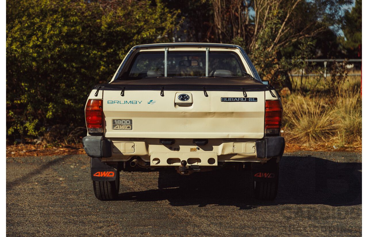 11/1991 Subaru Brumby Special GL (4x4) P/Up Beige 1.8L
