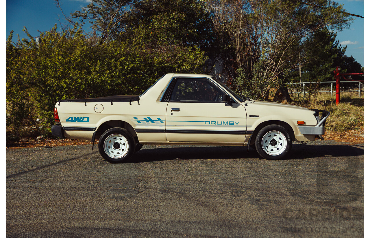 11/1991 Subaru Brumby Special GL (4x4)  P/Up Beige 1.8L