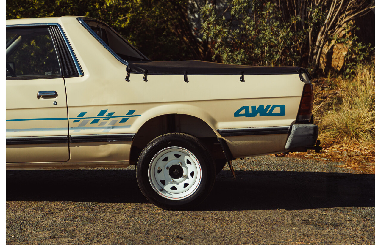 11/1991 Subaru Brumby Special GL (4x4)  P/Up Beige 1.8L