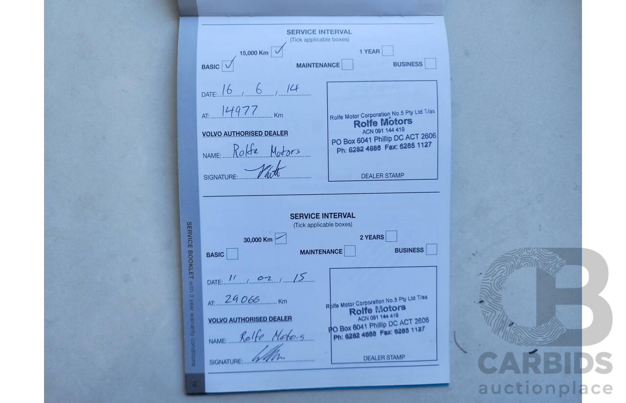 9/2013 Volvo V60 T4 Teknik F MY12 4d Wagon White 1.6L