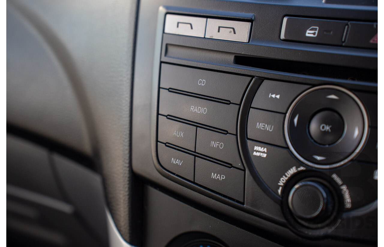 3/2013 Mazda BT-50 XTR Hi-Rider (4x2) Dual Cab Utility Gunmetal Blue Turbo Diesel 3.2L