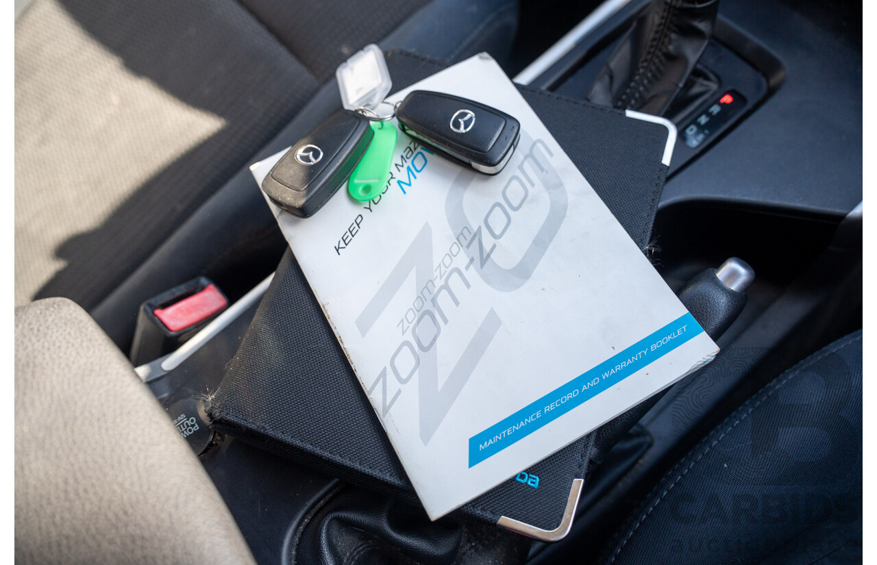 3/2013 Mazda BT-50 XTR Hi-Rider (4x2) Dual Cab Utility Gunmetal Blue Turbo Diesel 3.2L