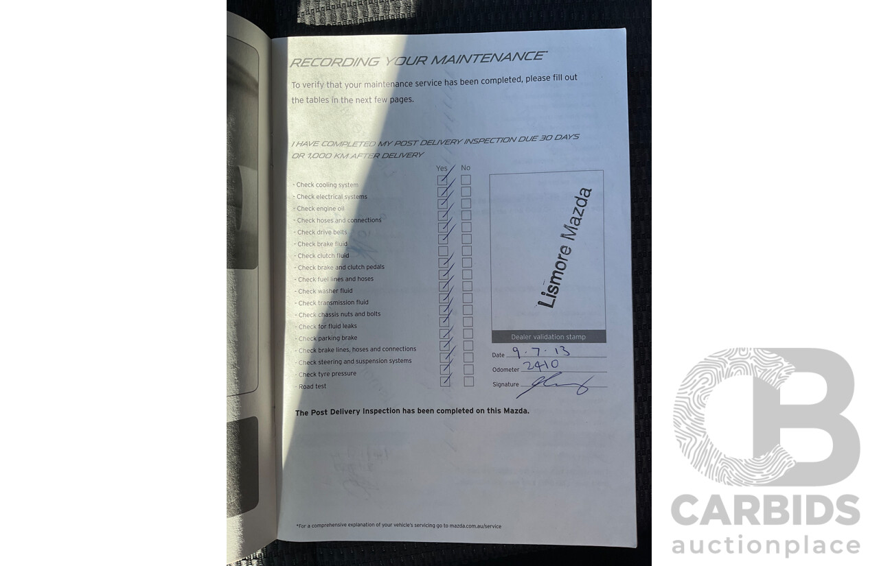 3/2013 Mazda BT-50 XTR Hi-Rider (4x2) Dual Cab Utility Gunmetal Blue Turbo Diesel 3.2L