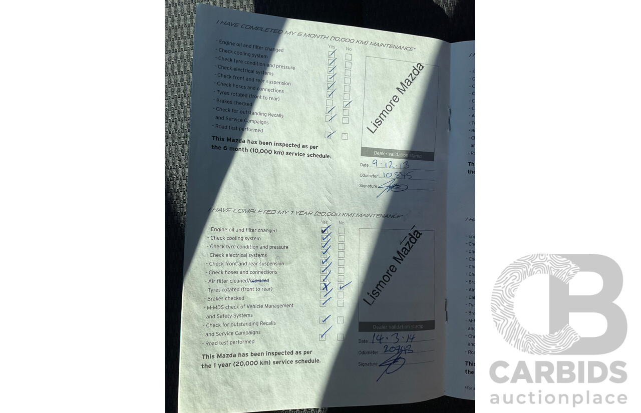 3/2013 Mazda BT-50 XTR Hi-Rider (4x2) Dual Cab Utility Gunmetal Blue Turbo Diesel 3.2L