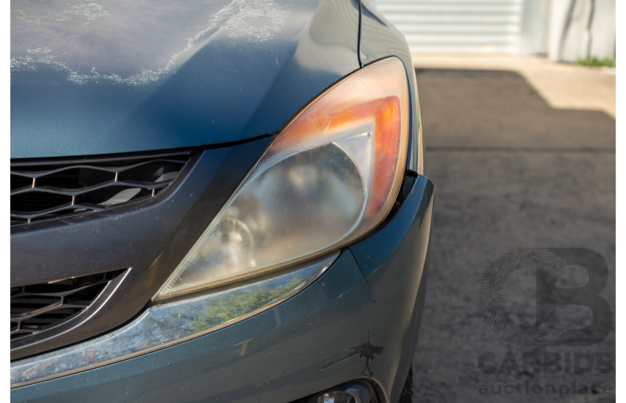 3/2013 Mazda BT-50 XTR Hi-Rider (4x2) Dual Cab Utility Gunmetal Blue Turbo Diesel 3.2L