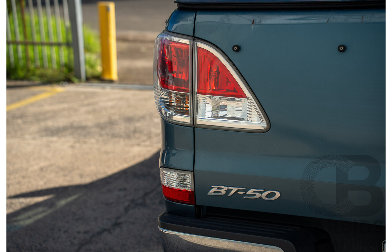 3/2013 Mazda BT-50 XTR Hi-Rider (4x2) Dual Cab Utility Gunmetal Blue Turbo Diesel 3.2L