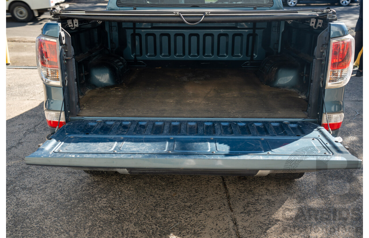 3/2013 Mazda BT-50 XTR Hi-Rider (4x2) Dual Cab Utility Gunmetal Blue Turbo Diesel 3.2L