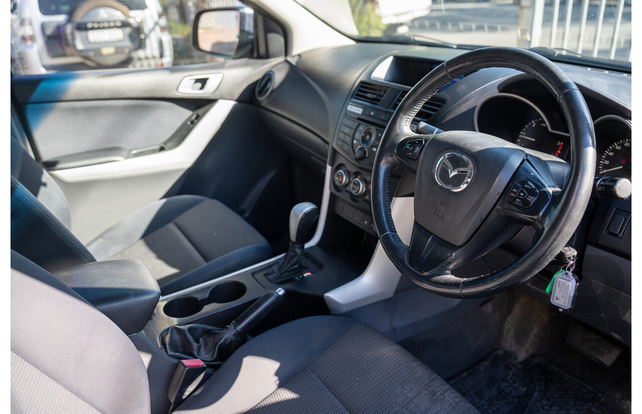 3/2013 Mazda BT-50 XTR Hi-Rider (4x2) Dual Cab Utility Gunmetal Blue Turbo Diesel 3.2L