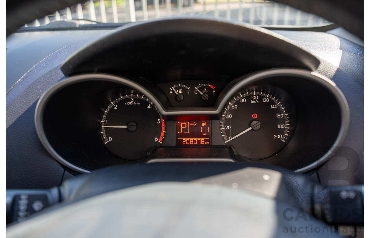 3/2013 Mazda BT-50 XTR Hi-Rider (4x2) Dual Cab Utility Gunmetal Blue Turbo Diesel 3.2L