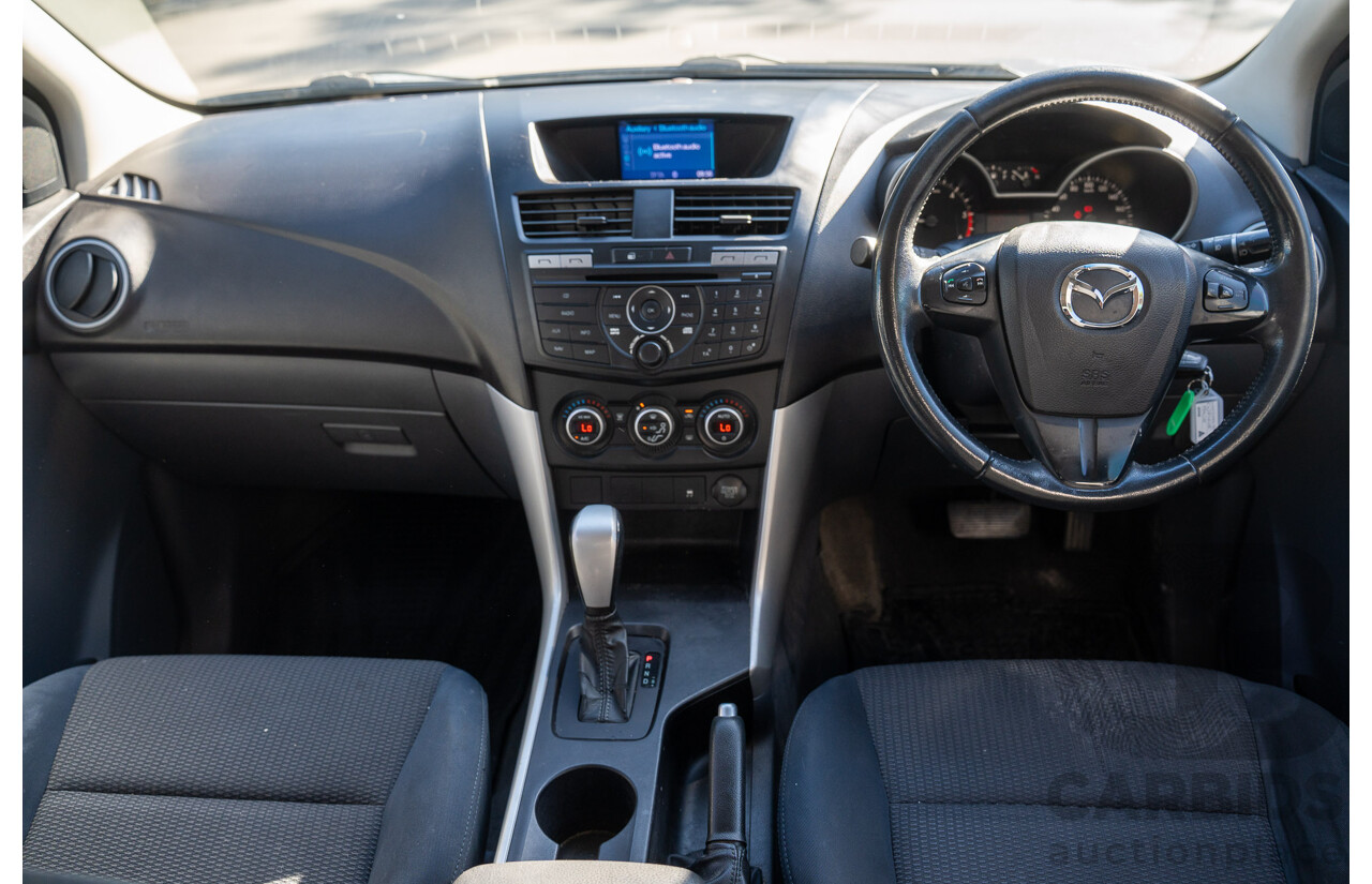 3/2013 Mazda BT-50 XTR Hi-Rider (4x2) Dual Cab Utility Gunmetal Blue Turbo Diesel 3.2L