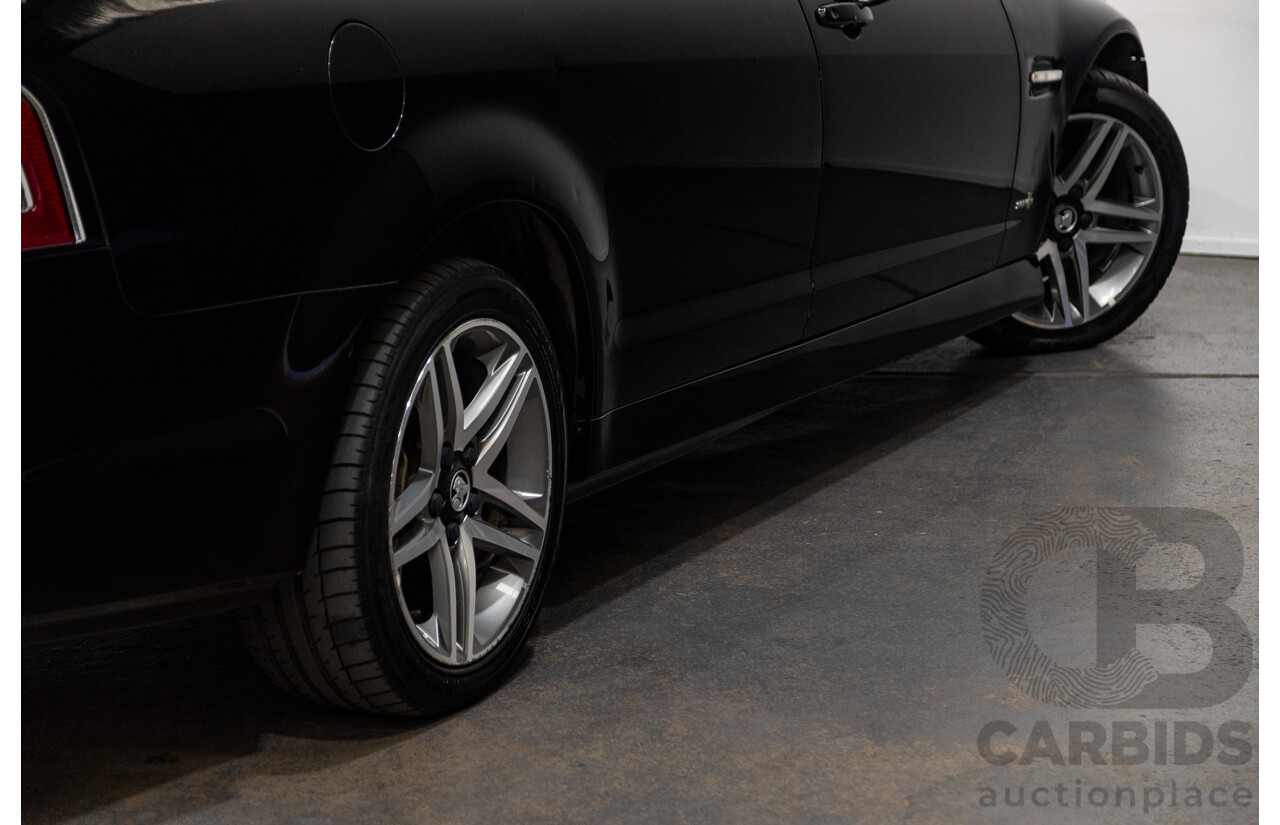 11/2010 Holden Commodore SV6 VE II Utility Black 3.6L