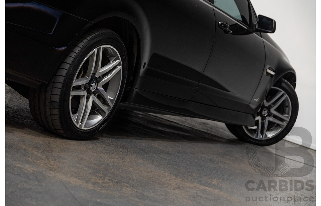 11/2010 Holden Commodore SV6 VE II Utility Black 3.6L