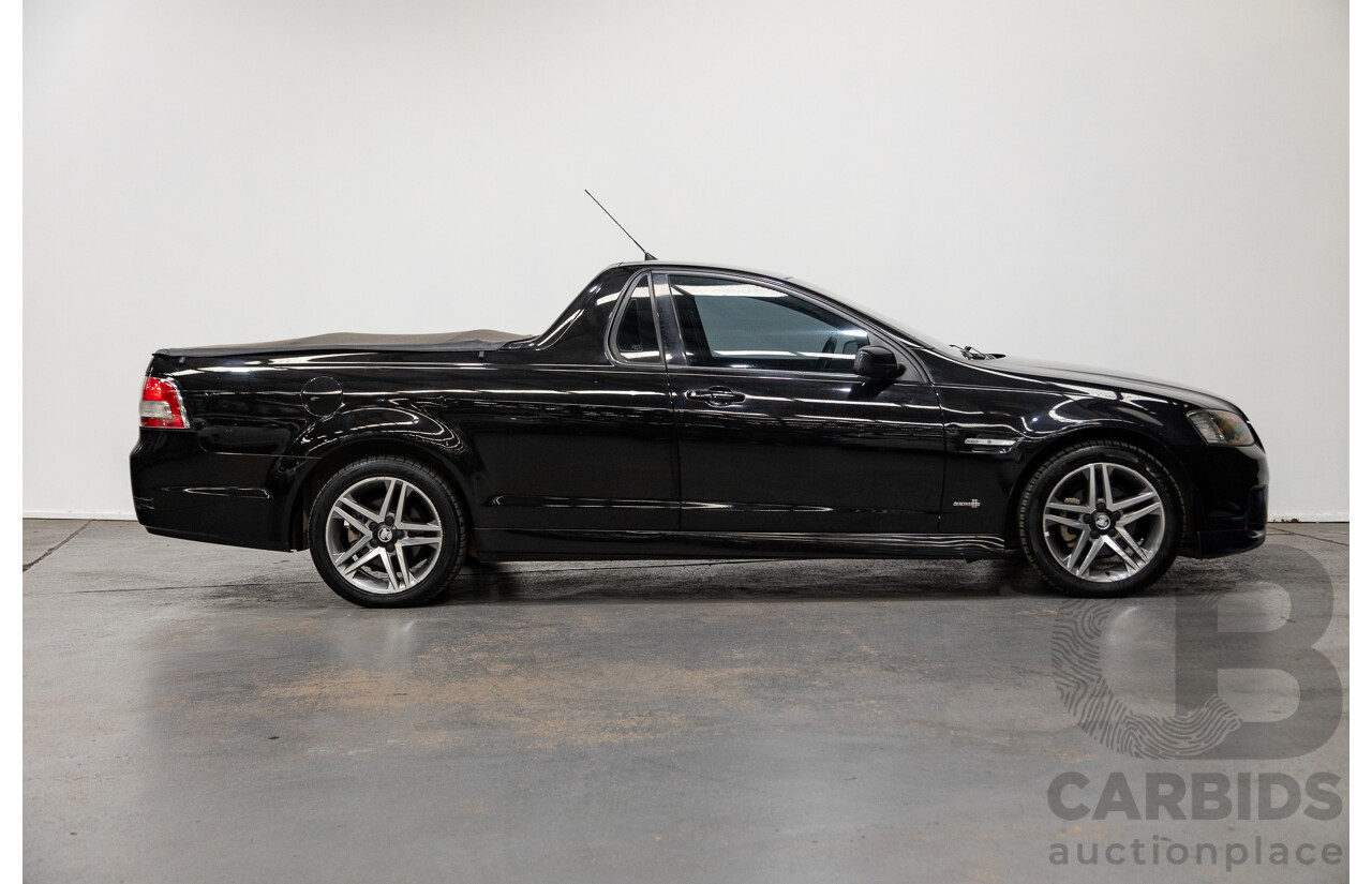 11/2010 Holden Commodore SV6 VE II Utility Black 3.6L