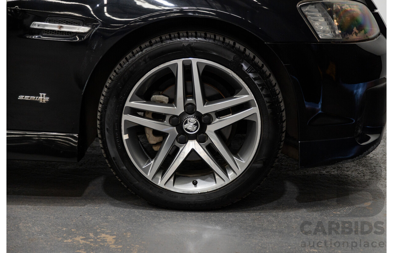 11/2010 Holden Commodore SV6 VE II Utility Black 3.6L