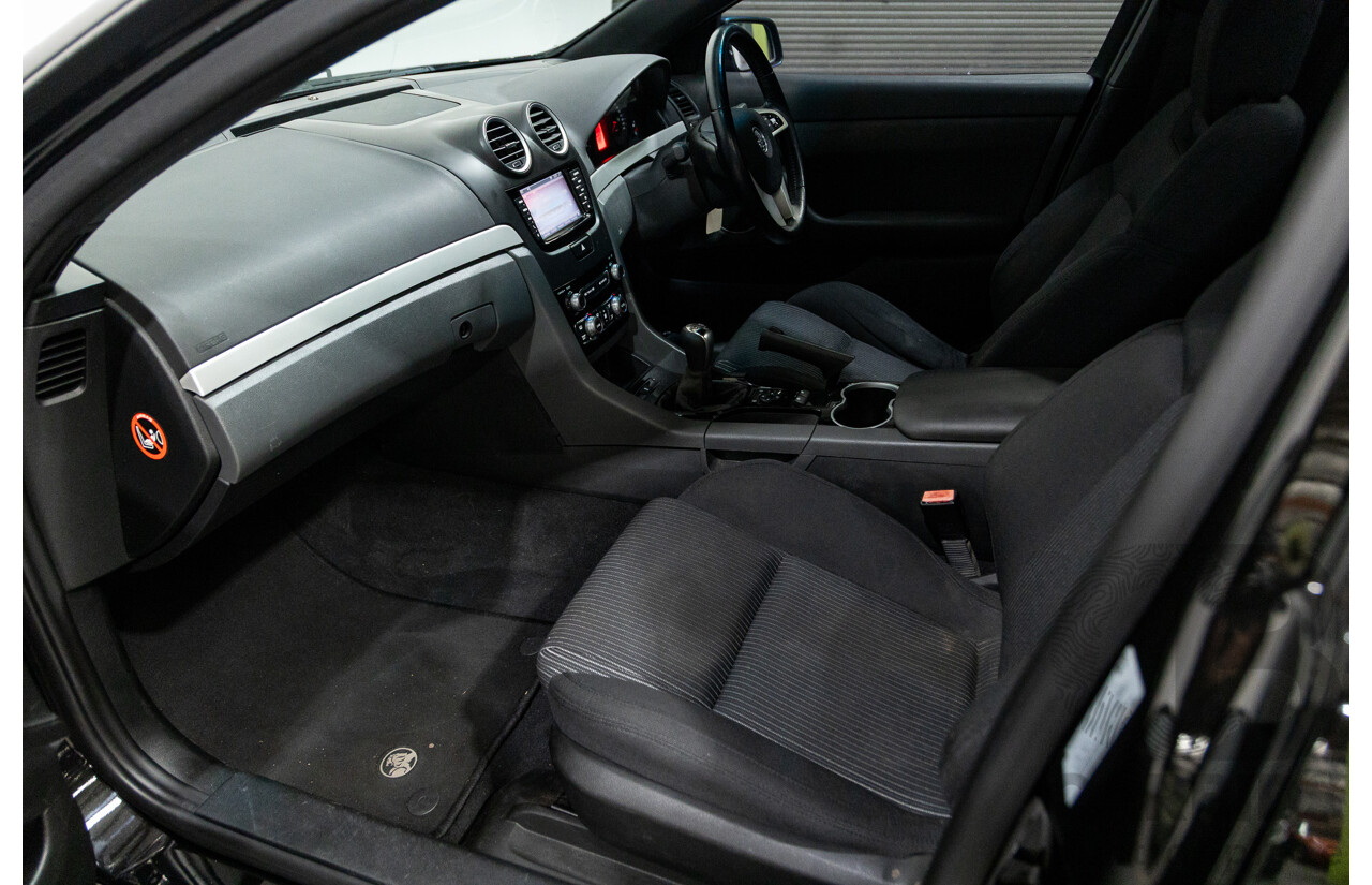 11/2010 Holden Commodore SV6 VE II Utility Black 3.6L