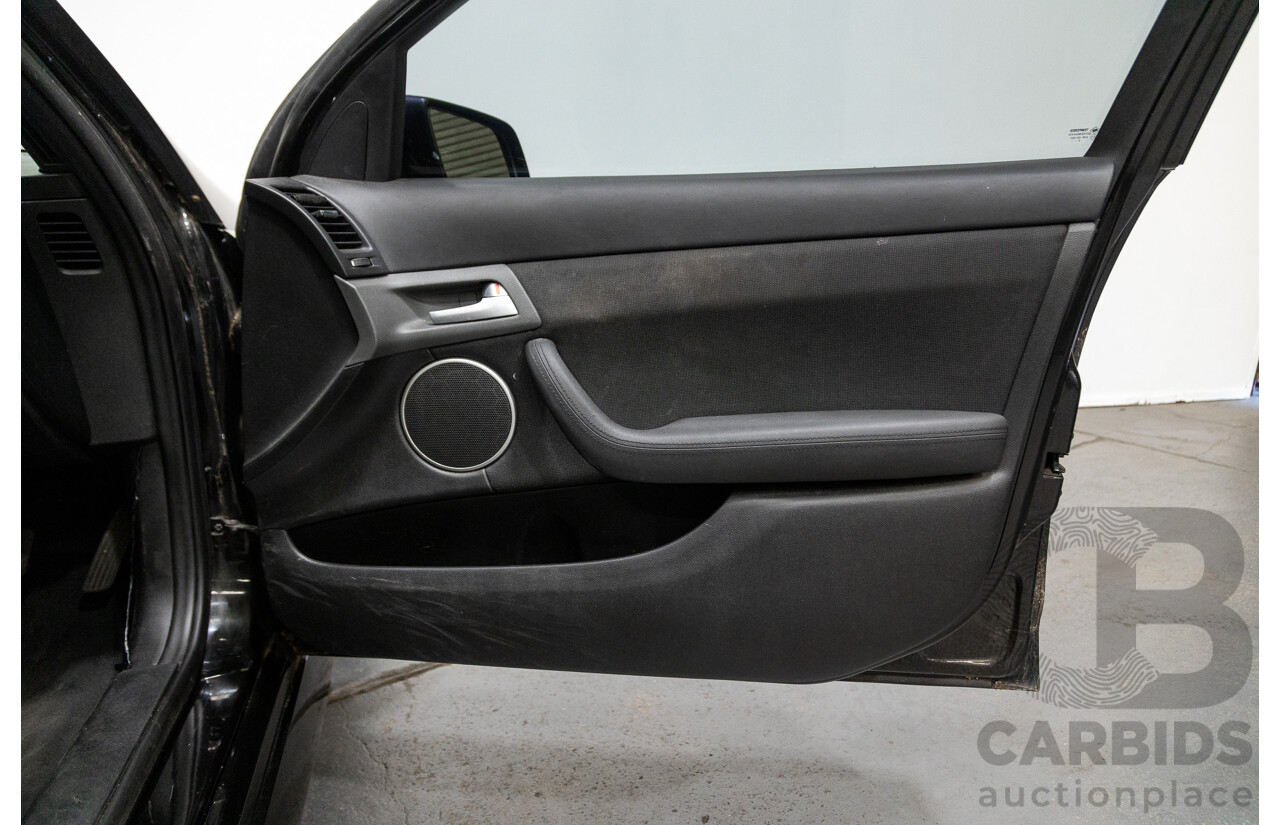 11/2010 Holden Commodore SV6 VE II Utility Black 3.6L