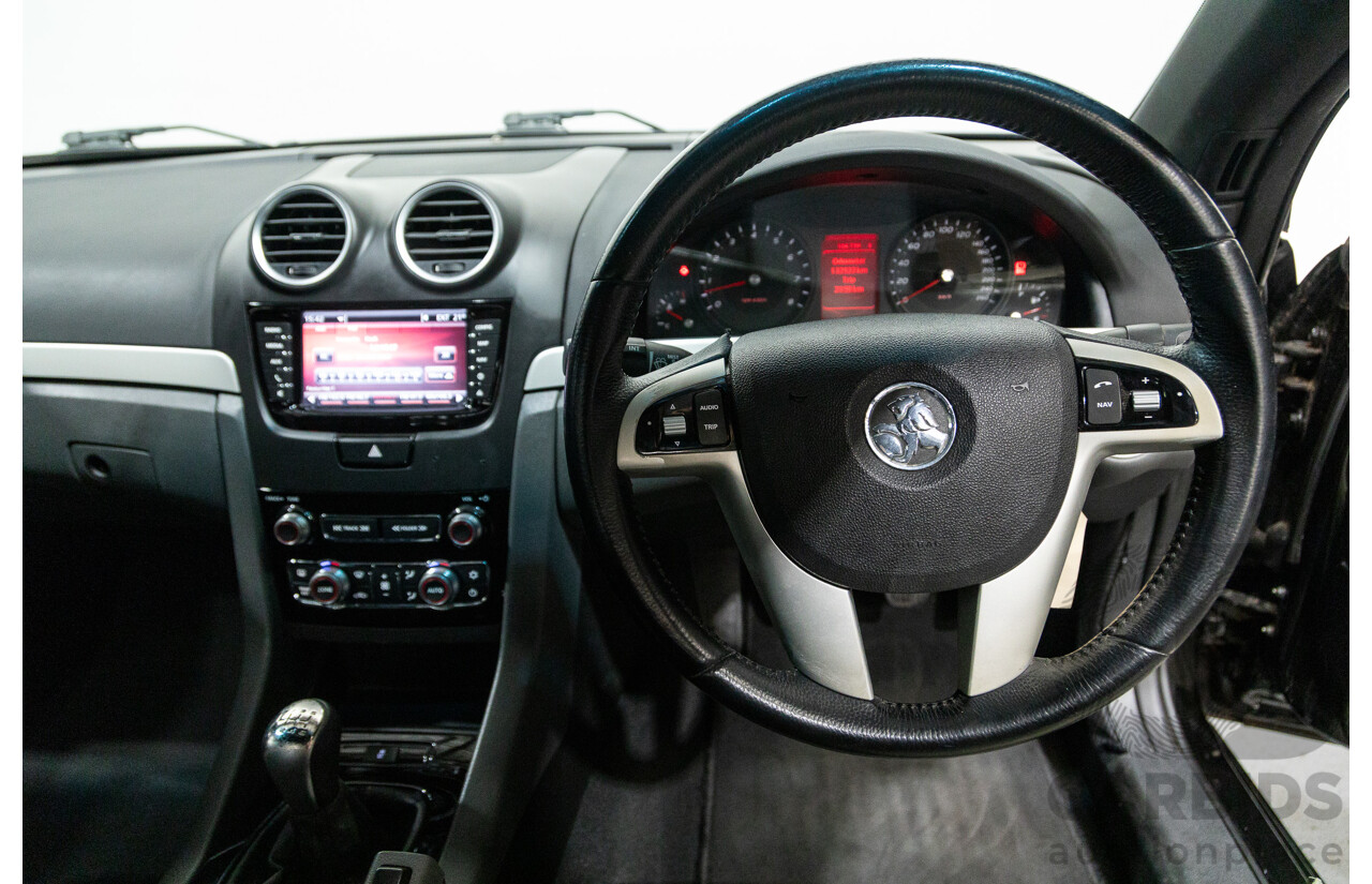 11/2010 Holden Commodore SV6 VE II Utility Black 3.6L