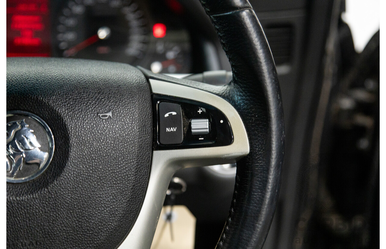 11/2010 Holden Commodore SV6 VE II Utility Black 3.6L