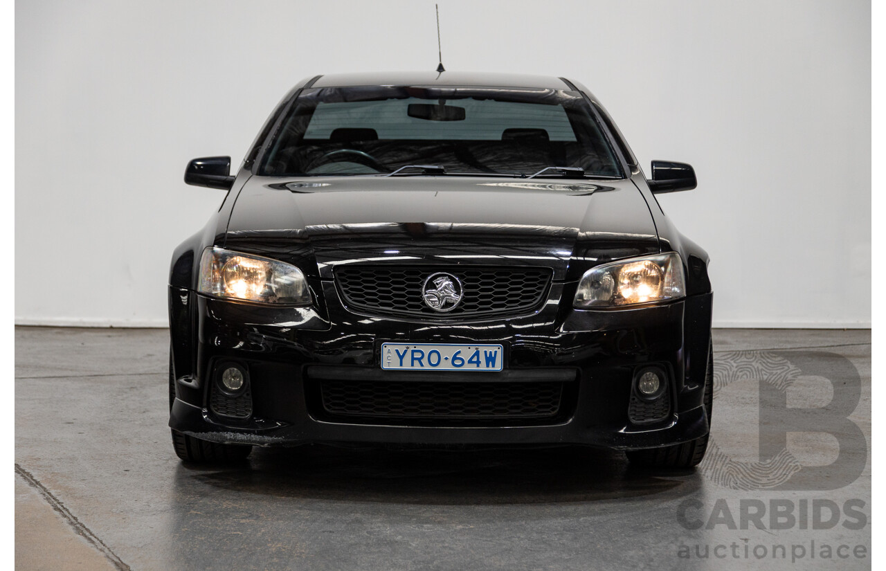 11/2010 Holden Commodore SV6 VE II Utility Black 3.6L