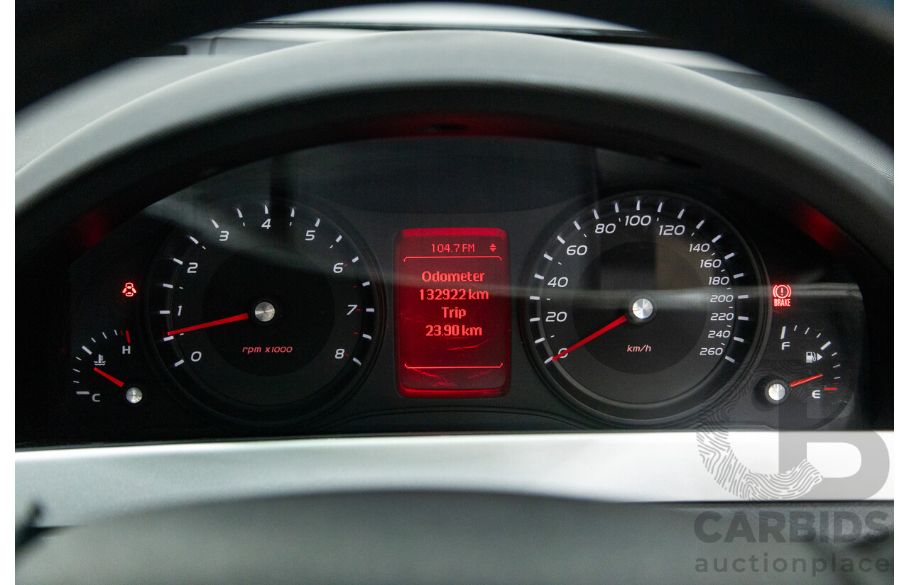 11/2010 Holden Commodore SV6 VE II Utility Black 3.6L